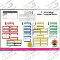 DISASTER MANAGEMENT SYSTEMS Incident Command Board: Dry Erase Caddy/Dry Erase Pens, 24 in Overall Wd (MPN DMS 05503). Key specifications — Brand: DISASTER MANAGEMENT SYSTEMS; Includes: Dry Erase Caddy; Material: Aluminum.