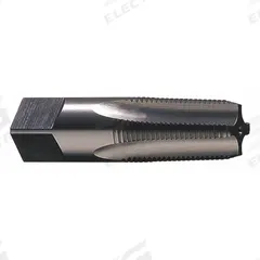 CLE-LINE Pipe and Conduit Thread Tap: 1/8"-27 NPT, 4 Flute, Semi-Bottoming Chamfer, High Speed Steel (MPN C64213)