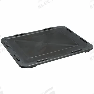 LEWISBINS Lid: 23 in x 16 3/4 in, Plastic - ESD Static-Control Divider Box Lids