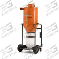 HUSQVARNA Pre-Separator: 26 gal Tank Size, 325 cfm, 3 in Hose Dia., Std, 3 in x 33 ft Hose Assembly (MPN C5500). Key specifications — attr124447: T 10000; attr118108: Standard; attr80926: HUSQVARNA.