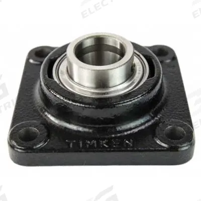 TIMKEN Flange Mount Bearing: Radial Ball, 1 3/16 in Bore, Cast Iron, Set Screws - General Purpose Flange-Mount Ball Bearings