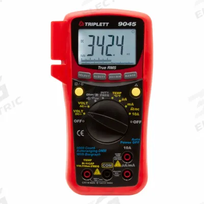 TRIPLETT Digital Multimeter: TRMS, CAT III 600V - Standard Feature Multimeters