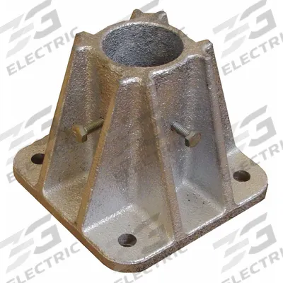 Grainger Single Socket Mounting Base: Handrail Section - Mounting Components for Modular Handrail Systems
