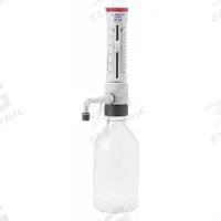 WHEATON Bottle Top Dispenser: 25 mL Volume Capacity - mL, 2.5 mL – 25 mL, 45 mm Thread Size (MPN W844102). Key specifications — Brand: WHEATON; Accuracy: mid. vol. +/-1.1%.