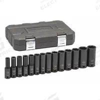 GEARWRENCH Socket Set: 1/2 in Drive Size, Small Set (0-50 pieces) Set Size, 14 Pieces, (14) 6-Point (MPN 84955N). Key specifications — attr1204251: GEARWRENCH; attr1215453: 1/2 in; attr1215454: 10 mm to 27 mm; attr1224229: Friction.