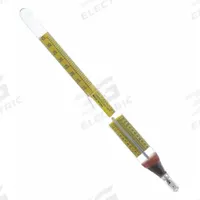 API Hydrometer: API Combined Form, 10/45, 0.5, Glass, 15 in Overall Ht (MPN GW6000). Key specifications — Features: 0 to 150ºF Thermometer; Range: 10/45; Scale Divisions: 0.5; Scale Type: API Combined Form.