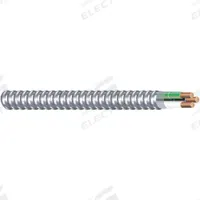 SOUTHWIRE Metal Clad Armored Cable: 12 AWG, 2 Conductors, Copper, 100 ft, Aluminum, Std, THHN (MPN 68580023). Key specifications — Brand: SOUTHWIRE.