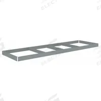 TENNSCO Shelf: 84 in x 24 in, 1,500 lb Load Capacity, Gray, Shelf (MPN ZLES-8424). Key specifications — Includes: (4) Beams; Shelf Configuration: Single Straight; Color: Gray; Frame Material: Steel; Brand: TENNSCO; Frame Finish: Zinc Plated; Product Type: Shelf.