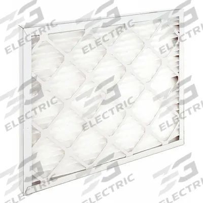 GRAINGER Pleated Air Filter: 20 in x 25 in x 2 in, MERV 8 - MERV 8 Pleated Air Filters
