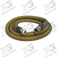 Suction and Discharge Hose: 2 in Hose Inside Dia., 17 psi, Black/Yellow, 2 in x 2 in Fitting Size (MPN SH200-30MF). Key specifications — Temp. Range: -40° to 140°F; Hose Color: Black; Brand: APPROVED VENDOR.