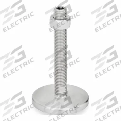 JW WINCO Male-End Leveling Mount: Swiveling Stud, 5/8"-11 Thread Size, 3.94 in - Swivel Male Leveling Mounts