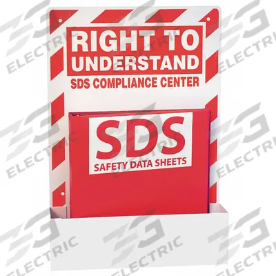 SDS Station: SDS Station, 19 1/4 in Overall Ht, 13 1/2 in Overall Wd, 4 3/4 in Overall Dp - Safety