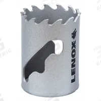 LENOX Hole Saw: 1 1/2 in Saw Dia., 3 Teeth per Inch, 1 7/8 in Max. Cutting Dp, 5/8"-18 Thread Size (MPN LXAH3112). Key specifications — attr1098070: 3; attr1098087: LENOX; attr1098073: 5/8"-18.