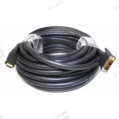 MONOPRICE HDMI Adapter Cable: 50 ft Overall Lg, PVC, Black, Shielded, Commercial, 0.47 in Cable Dia (MPN 2810). Key specifications — Fire Rating: Commercial; Manufacturer Part Number: 2810; Brand: MONOPRICE; Features: 1080p Resolution; For Use With: Audio-Visual Equipment; Jacket Material: PVC; End 1 Connection Type: HDMI Male.