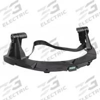 MSA Face Shield Frame: Slotted Attachment Type, Plastic, Black, Compatible with V-Gard® Series (MPN 10116627). Key specifications — Attachment Type: Slotted; Product Type: Frame; Material: Plastic; Color: Black; For Use With: Face Shield; Brand: MSA; Compatible with Brand: MSA; Compatible with Series: V-Gard®.