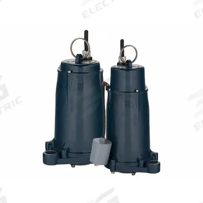 LITTLE GIANT Sewage Grinder Pump: Vertical, Single Phase, 2 hp, 230V AC, 33 gpm @ 10' of Head - General Purpose Sewage Grinder Pumps