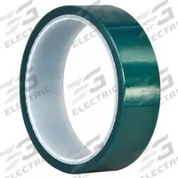 3M Film Tape: 1 1/2 in Wd, 18 yd Lg, 3.2 mil Thick, Polyester Film, Silicone, Green (MPN 8992). Key specifications — Series: 8992.