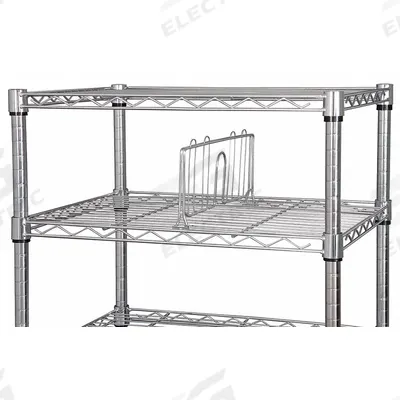 APPROVED VENDOR Shelf Divider: 1 1/2 in x 18 in x 6 in - Dividers for Wire Shelving