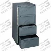 DURHAM MFG Truck or Van Storage Cabinet: Steel, 4 Shelves, 12 7/8 in Overall Dp, Cargo Vans/Trucks (MPN 610-95). Key specifications — Brand: DURHAM MFG; Color: Gray.
