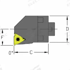 ULTRA-DEX USA Indexable Thread Cutting Unit Head (MPN 912-000-122)