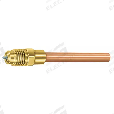JB INDUSTRIES Tube Extension: 1/4 in SAE, 1/8 in Extension OD, 7 in Overall Ht, Cap/Valve Core - Tube Extensions for Access Valves
