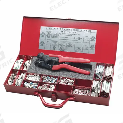 BURNDY Crimper and Connector Kit: Splice: YS, YSV Type/Terminal: YA, YAV Type - Lug & Splice Crimping Kits