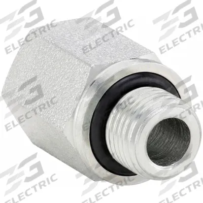 PARKER Metal Pipe Straight: Straight, Steel, 1/8 in x 1/8 in - Hydraulic Threaded Extreme-Pressure Pipe Fittings