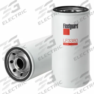 FLEETGUARD Automotive Oil Filter: B95, LF3380, 1 1/2"-12 Thread Size, 10 3/8 in Overall Ht - Spin-On Oil Filters