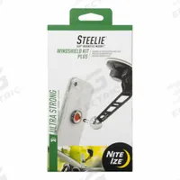 NITE IZE Windshield Mount Kit: STWSKP2-01-R8, Windshield Mount Kit, Universal, 2 in Overall Ht. Key specifications — Manufacturer Part Number: STWSKP2-01-R8; Brand: NITE IZE; Compatible with Brand: Universal; Product Type: Windshield Mount Kit; For Use With: Mobile Devices; Color: Black; Material: Silicone; Includes: Magnetic Phone Socket Plus.
