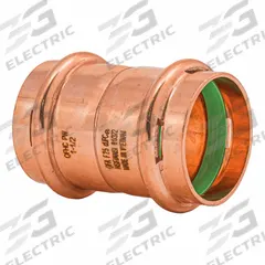 QUICKFITTING SUREPRESS Press Copper Coupling with Stop: 1 1/2 in CTS x 1 1/2 in CTS size, Copper (MPN SPWC55R). Key specifications — Brand: QUICKFITTING SUREPRESS; Broad - Material for Bullet: Copper Or Bronze; Brand - Broad: QUICKFITTING SUREPRESS.