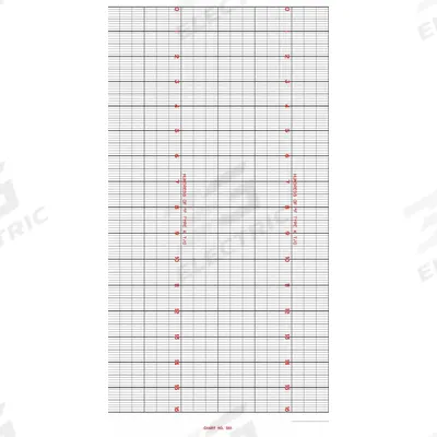 Honeywell Roll Paper Strip Chart: Roll Paper Strip Chart, 12 in Strip Chart Wd, Blue - Strip Chart Paper Compatible with Honeywell