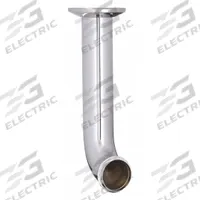 APPROVED VENDOR Tube Bend: Brass, Chrome, Silver, 1 1/2 in Nominal Pipe Size, 8 1/2 in Overall Lg (MPN 1PNN9). Key specifications — attr1325776: Chrome; attr1325743: APPROVED VENDOR; attr1325753: Slip.