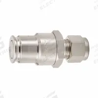 PARKER Nose Piece Assembly Coupling: 3/8 in, Female Thread, 1/2" Thread Size, Stainless Steel (MPN NSS-372-8MA). Key specifications — Connection Type: Female Thread; Body Material: Stainless Steel; Brand: PARKER; Temperature Range: -70° to 250°F; Thread Size: 1/2".