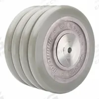 HAMILTON Caster Wheel: 8 in Wheel Dia., 4 in Wheel Wd, Polyurethane, 4,500 lb Load Rating, Aluminum (MPN W-840-SWC95-1-1/4). Key specifications — Brand: HAMILTON; Tread Shape: UltraGlide; Wheel/Tread Color: Gray.