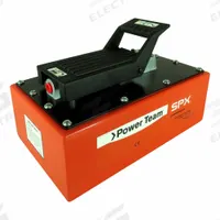 POWER TEAM Pnuematic Hydraulic Pump: 100 psi Max. Op Pressure, 1 gal Reservoir Capacity, Foot (MPN PA6M-1). Key specifications — attr995446: Foot.