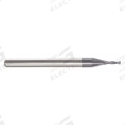 APPROVED VENDOR Square End Mill: Carbide, AlTiN Coated, 2 Flute, 5/64" Mill Dia - Pencil-Neck Carbide Square End Mills