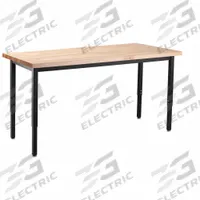 NATIONAL PUBLIC SEATING Conference Table: Brown, 24 in Overall Wd, 60 in Overall Lg, Maple Wood (MPN HDT3-2460B). Key specifications — Tabletop Color: Brown; Brand: NATIONAL PUBLIC SEATING; Frame Material: Steel; Tabletop Surface Material: Maple Wood.