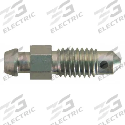 SUR&R Brake Bleeder Screw: Brake Bleeder Screw, M8-1.2 Thread Size, Steel, 5 Pieces - Hydraulic Brake Line Accessories
