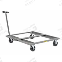 LITTLE GIANT Pallet Dolly: 3,600 lb, Gray, (2) Rigid/(2) Swivel, 48 in L x 40 in W x 9 in H Deck (MPN PDT-4048-6PH). Key specifications — Caster/Roller Configuration: (2) Rigid; Brand: LITTLE GIANT; Color: Gray.