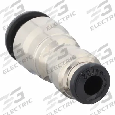 AIGNEP USA Push-Fit Union Fitting: 8 mm OD x 6 mm OD Size, Push-to-Connect x Push-to-Connect - Nickel-Plated Brass Tube Fittings