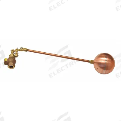 APPROVED VENDOR Float Valve Assembly: For Water Media, Angle Valve Body, Cylindrical, Bronze - General Service Float Valve Assemblies