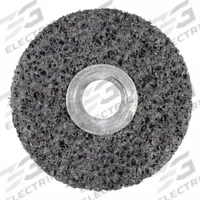 SCOTCH-BRITE Unitized Wheel: 4 in Dia x 1 in W, 1/4 in Arbor Hole, Silicon Carbide, Extra Coarse (MPN 7000120868). Key specifications — Series: CS-UW; Brand: SCOTCH-BRITE.