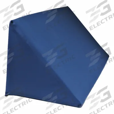 C-MATT Bed Wedge: Blue, 24 in Overall Lg, 7 in Overall Wd, 7 in Overall Ht, Nylon/Polyester - Bed Wedges