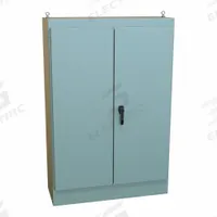 HAMMOND Enclosure: Steel, 72 in x 48 in x 18 in, NEMA 12, Solid Cover, Hinged (MPN 1418ZW18). Key specifications — Brand: HAMMOND; Closure Method: Handle; Knockouts: Not Included.