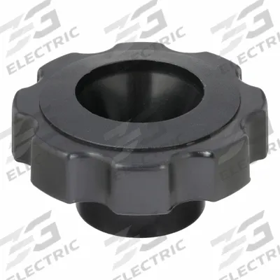 INNOVATIVE COMPONENTS Hand Knob: 8 Point, Plastic, 1/4" Thread, 15 mm Thread Lg - Snap-Lock 8-Arm Knobs