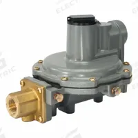 FISHER LPG Pressure Regulator: Lever-Acting Gas, 850,000 BtuH Gas Capacity, Aluminum, POL x NPT (MPN R632A-JFF). Key specifications — Brand: FISHER LPG; Body Material: Aluminum.