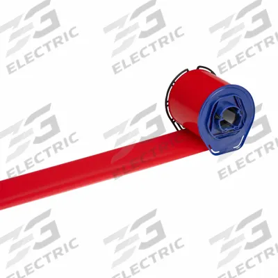 BRADY Single-Color Printer Ribbon: 2 23/64 in x 984 ft, Red, Wax/Resin - Brady Single-Color Ribbons