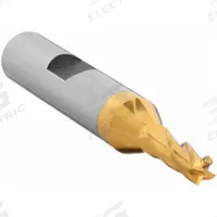CLEVELAND Square End Mill: High Speed Steel, TiN Coated, 4 Flute, 3/16" Mill Dia, 1-3/4" LOC (MPN C33438)
