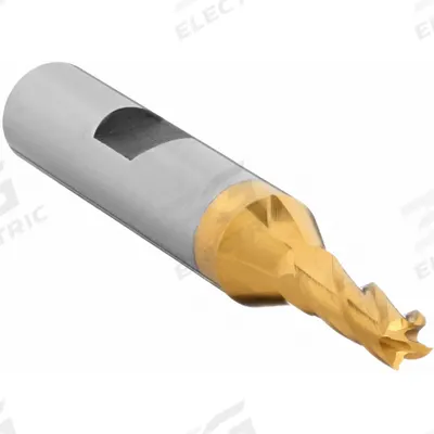 CLEVELAND Square End Mill: High Speed Steel, TiN Coated, 4 Flute, 3/16" Mill Dia - General Purpose High-Speed Steel Square End Mills
