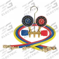 ROBINAIR Manifold Gauge: Brass (MPN 40153). Key specifications — Product Type: Manifold Gauge Set; Material: Brass; Brand: ROBINAIR.